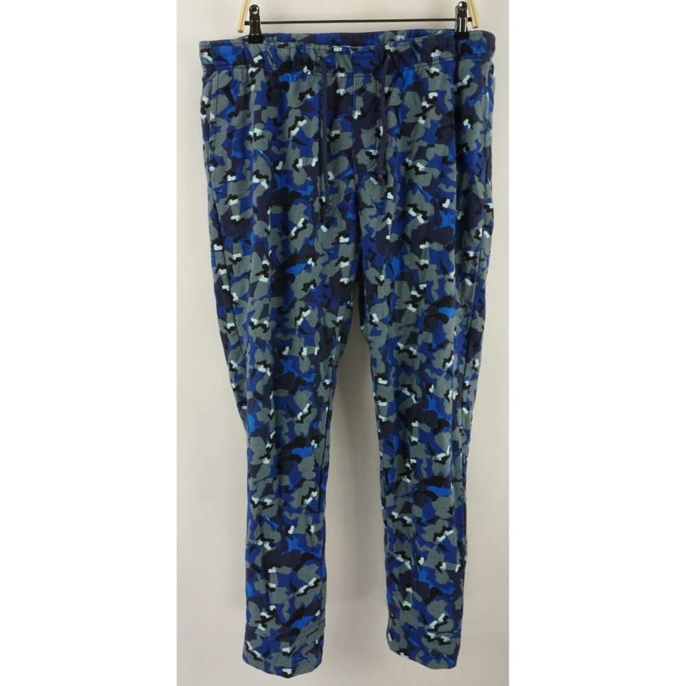 Cristina Martinez X Nordstrom Womens Large Blue Gray Camouflage Fleece Sweatpant